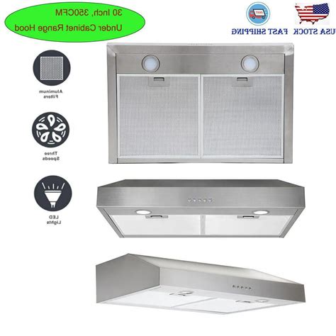 30 inch range hood under cabinet stainless steel|hauslane 30 inch under cabinet.